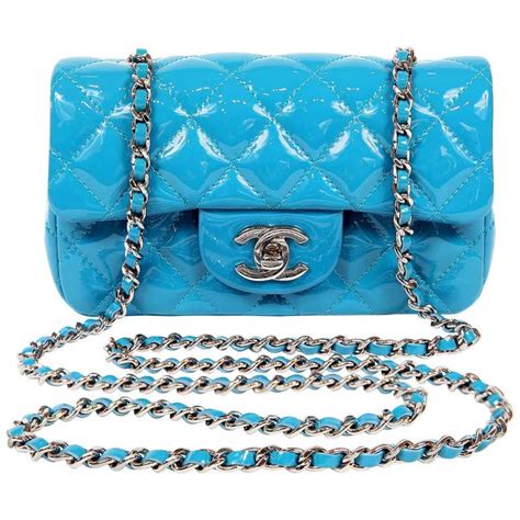 chanel turquoise bag|chanel mini bag.